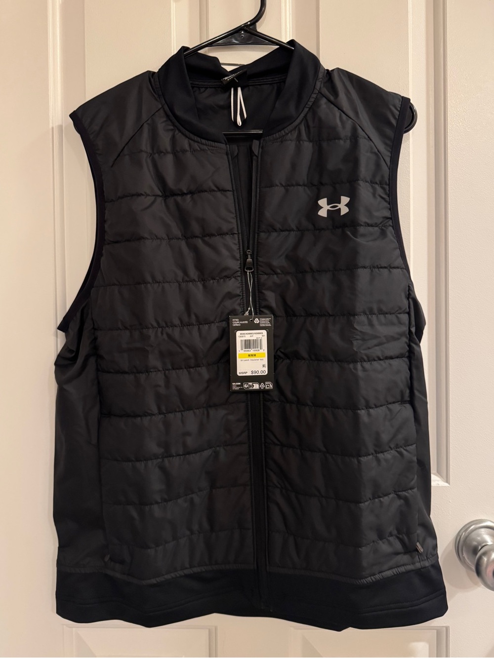 Under Armour UA Launch Insulated Vest Black Men’s M NWT $90